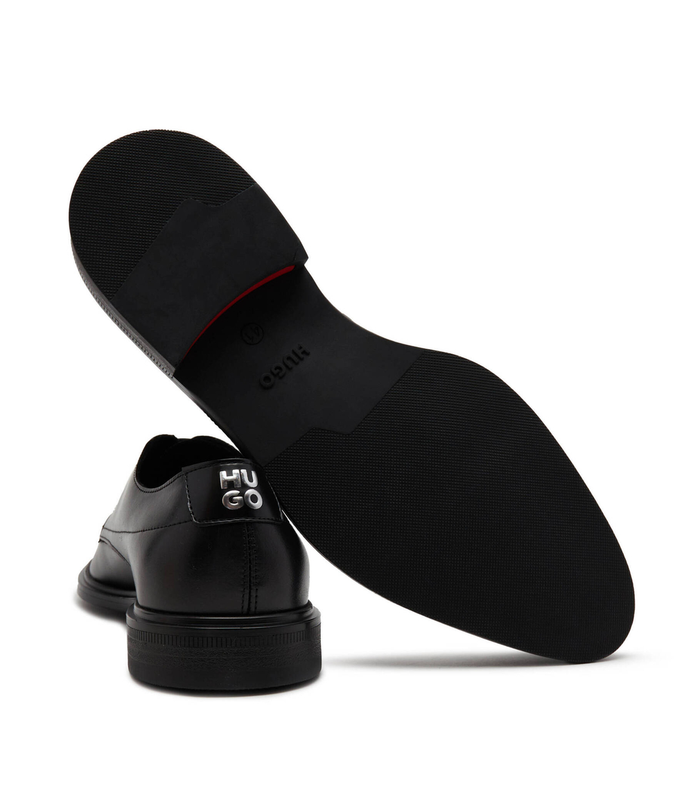 Кожаные броги kerr_derb_lt_n HUGO - черный(50497869)