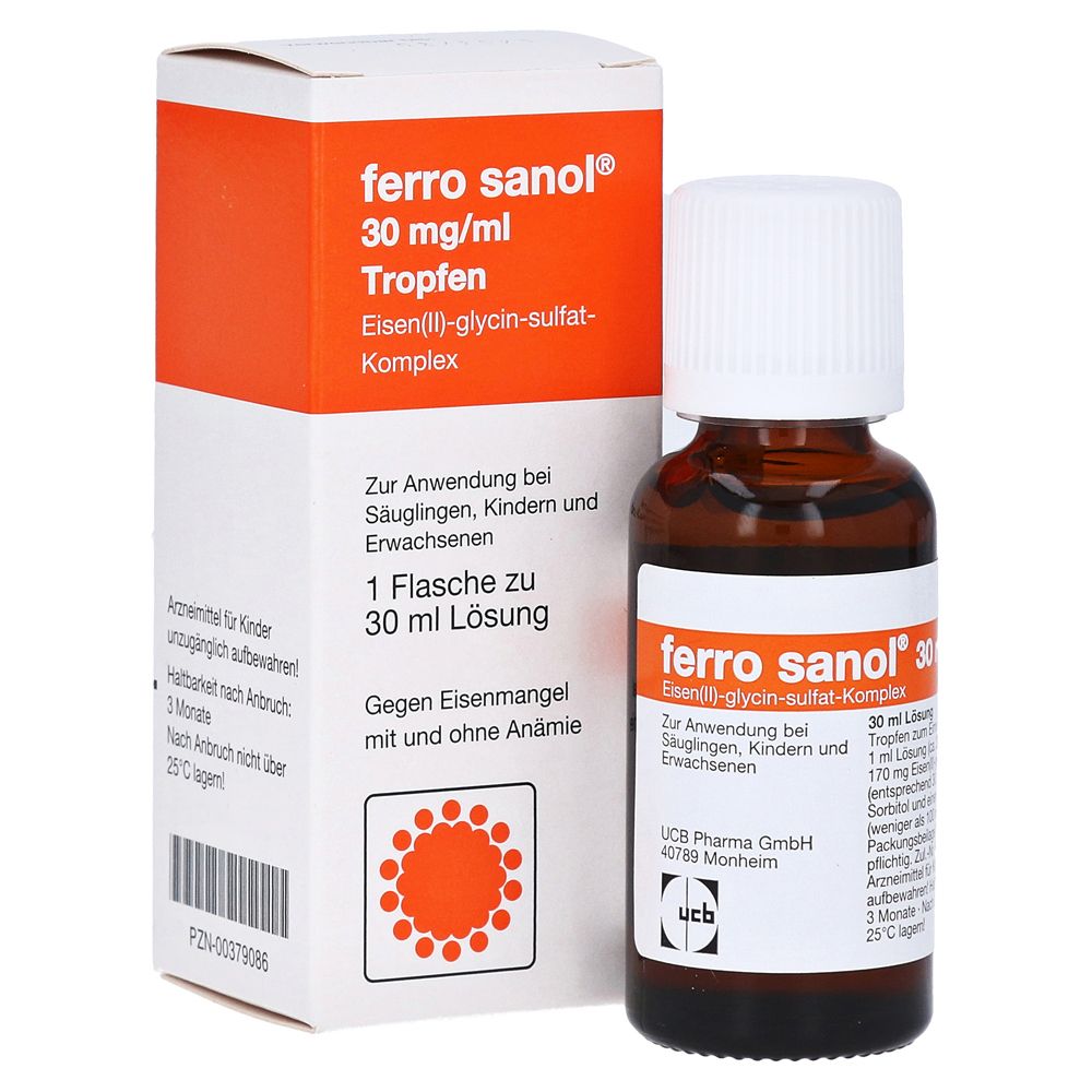 Ferro Sanol 30mg/ml 30ml (ферро санол/железо)