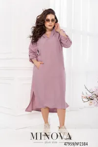 Платье 2384-пудра Minova