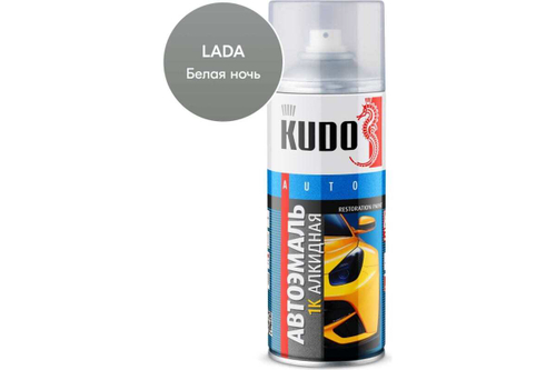Эмаль алкидная ГАЗ Kudo Белая ночь (520мл) аэрозоль
