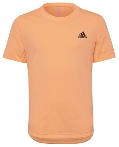 Футболка для мальчика теннисная Adidas Tennis New York Freelift Tee - beam orange