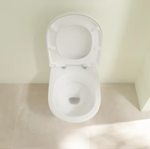 Комплект унитаза Villeroy&Boch O Novo 5660H101 с инсталляцией Tece Profil 9400412 с сиденьем Микролифт и клавишей смыва Хром глянцевый