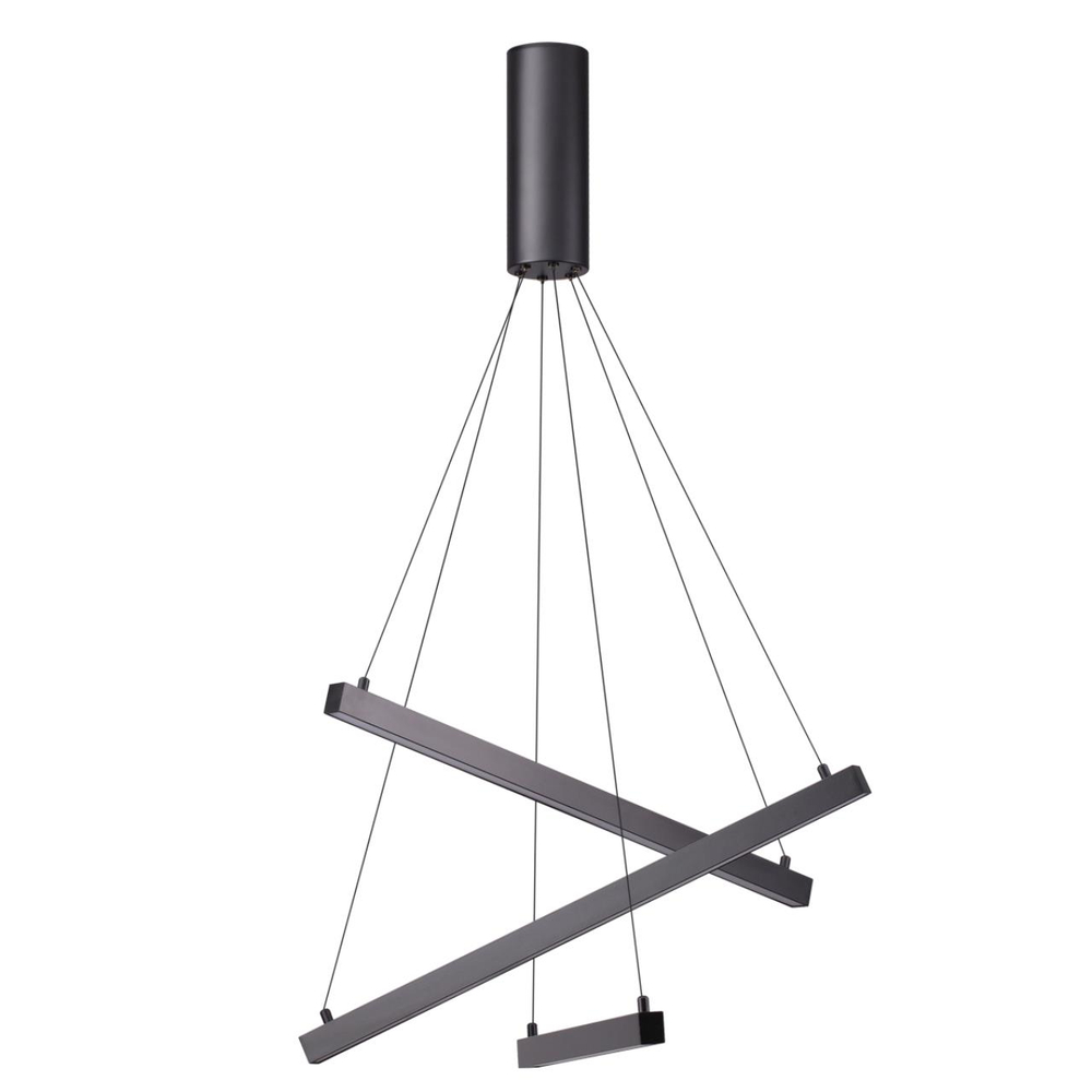 3860/39B L-VISION ODL20 000 черный/металл Подвесной светильник LED 3000K 39W 220V COMETA