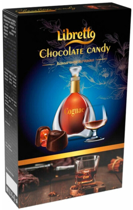 Либретто Темный Шоколад с Коньяком / Libretto Dark Chocolate with Cognac 144г