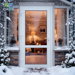 Пластиковая дверь входная KBE