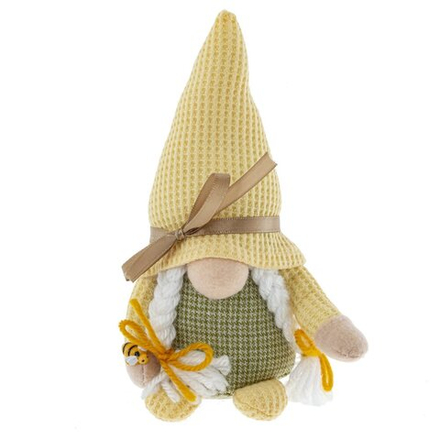 GAEM Игрушка набивная "Гном девочка", L12 W8 H18 см