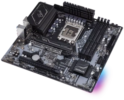 Материнская плата ASROCK H670M PRO RS, LGA 1700, Intel H610, mATX, RTL