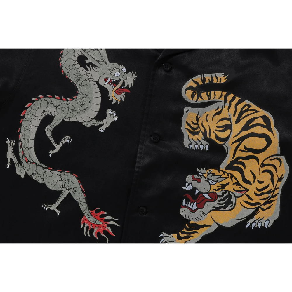 A Bathing Ape Japanese Motif Relaxed Fit S Shirt