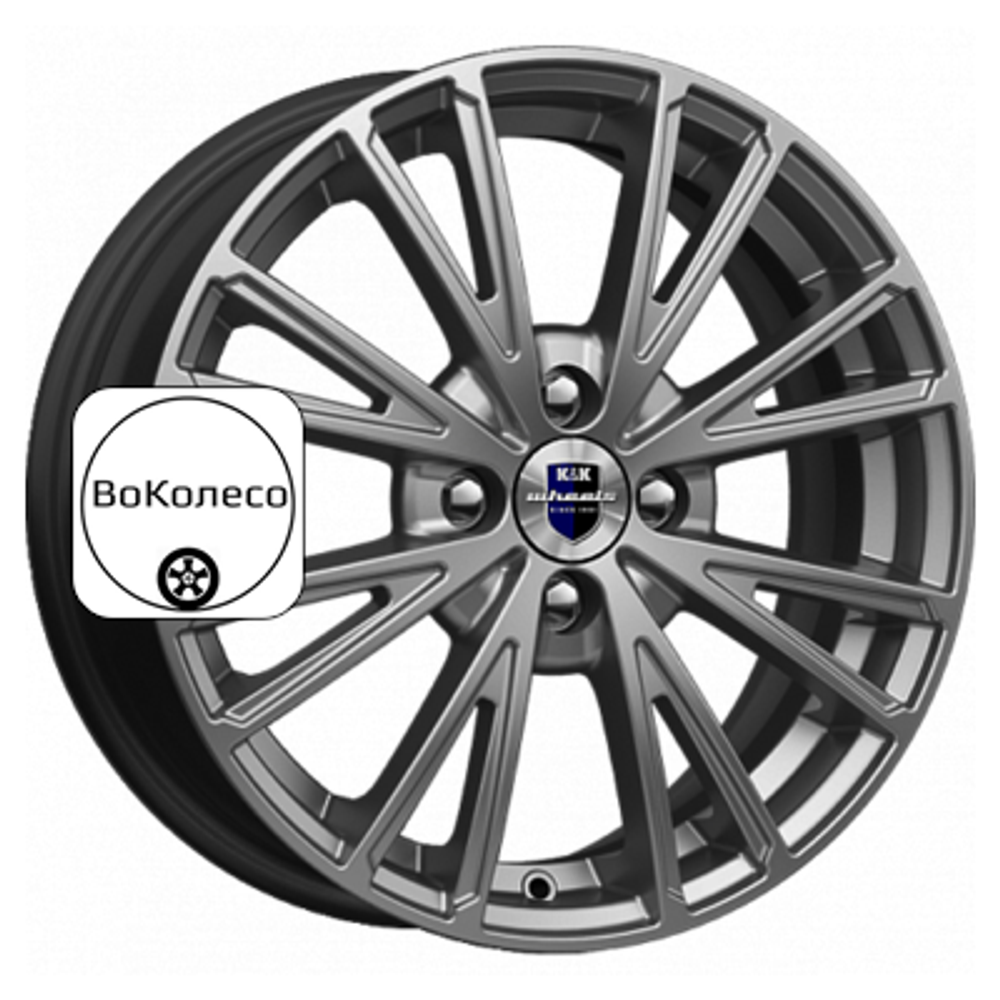 6x15/4x98 ET35 D58,5 Меандр (КС888) Дарк платинум K&K