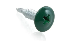 Саморезы для тонк. пластин 4,2x16 (темно зеленый/белый цинк 20 шт) 232840