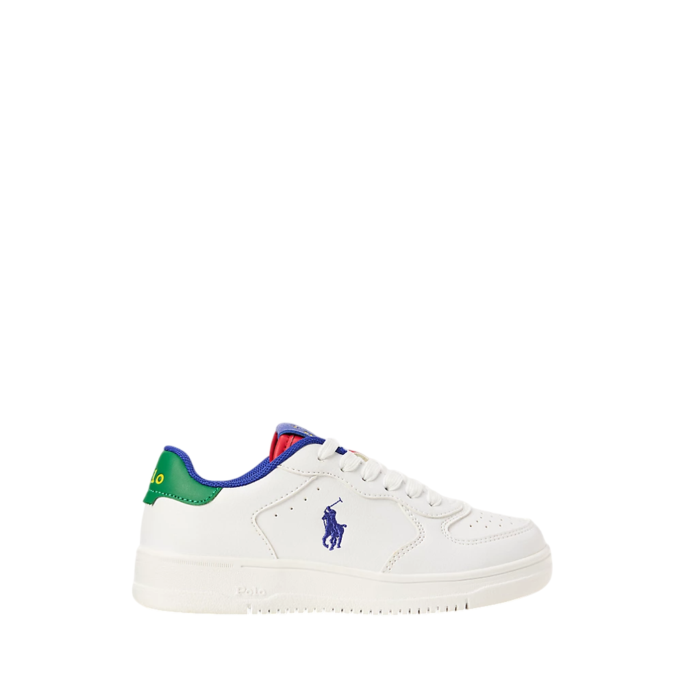 Детские кроссовки из искусственной кожи с логотипом Polo Ralph Lauren