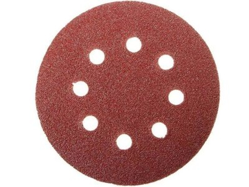 Круг абразивный на велюр осн зер 100 d125  8 отв (5шт/уп)