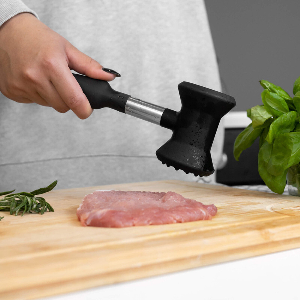 Колотушка для мяса KÖTTMÖRNING, черный, 24х8х6 см