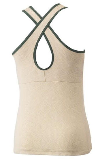 Женский топ теннисный Yonex RG Tank - песочный