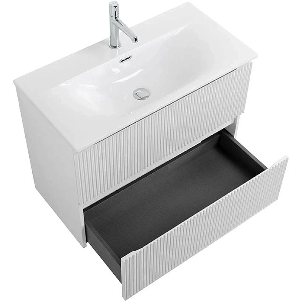Тумба с раковиной BelBagno UNO-MINI 80 Bianco Opaco