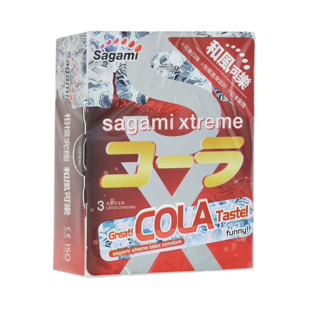 Ароматизированные презервативы Sagami Xtreme Cola (Кока кола)