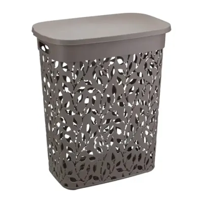 Корзина для белья ФЛОРА 35л французский серый