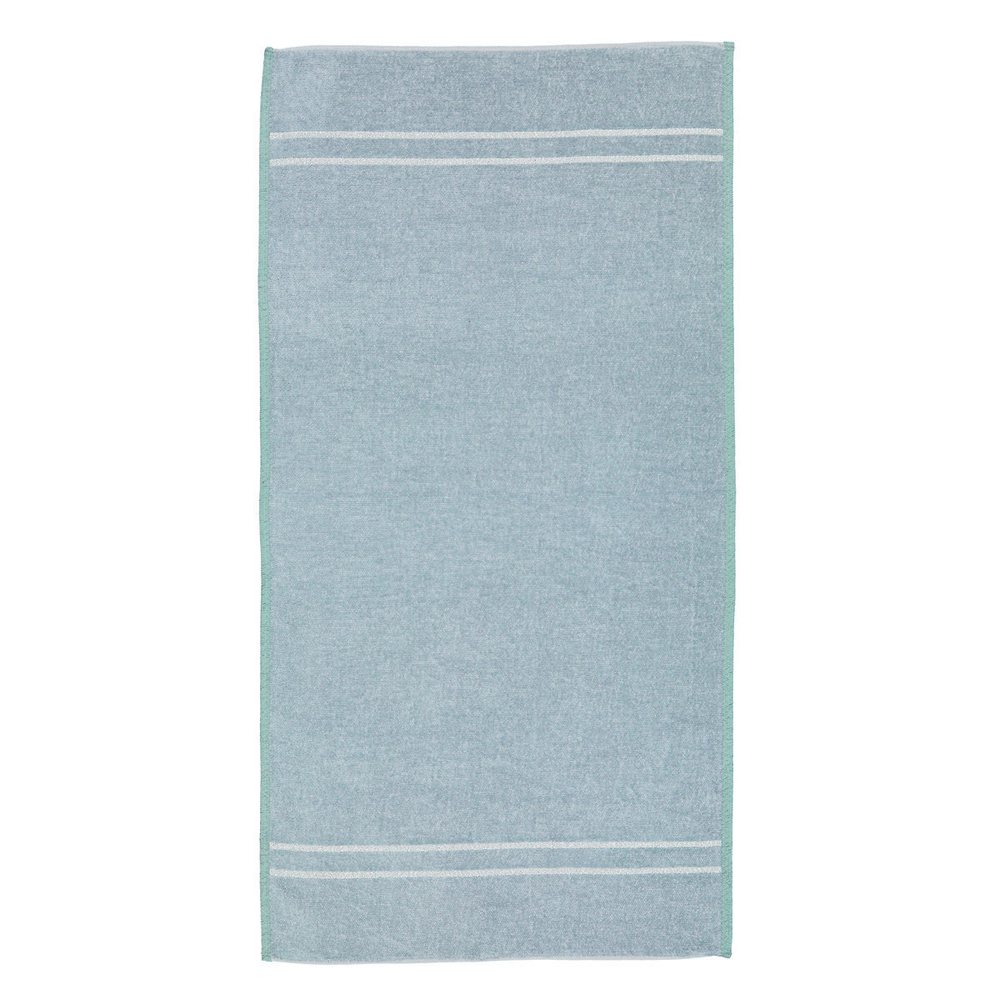 Полотенце 50x100 Feiler La Glamour Stahlgrau/Silber серо-серебристое