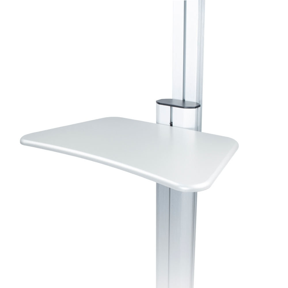 ErgoFount KFT 1601 Silver Напольная мобильная стойка для монитора диагональю 10–24'', высота 1450–1760 мм, макс. нагрузка 20 кг