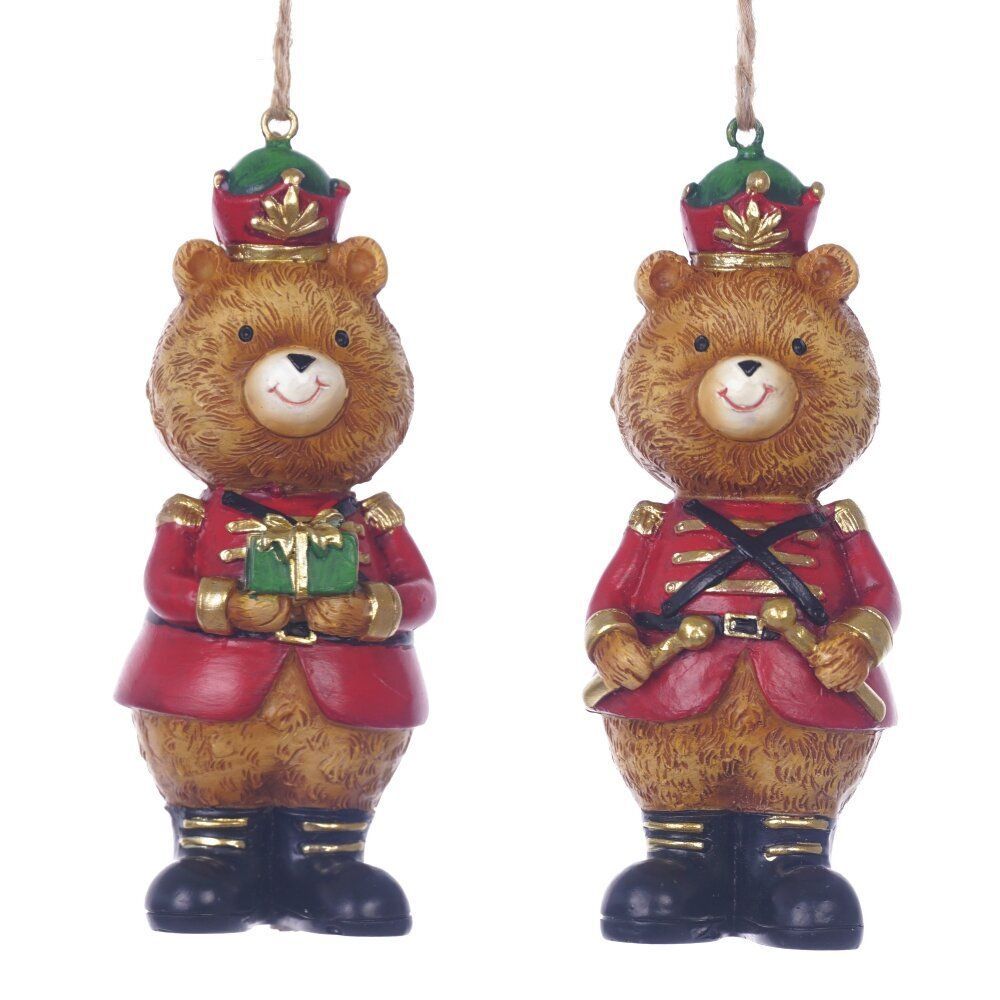 GAEM Фигурка декоративная подвесная "Медвежонок", L3,5 W3,5 H10,5 см, 2в.