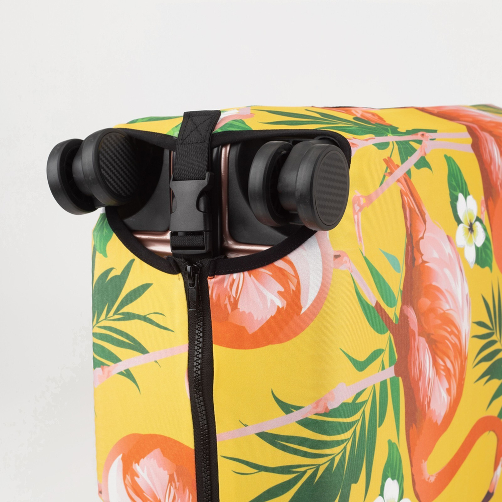 Чехол на чемодан 24", цвет жёлтый, 7488322