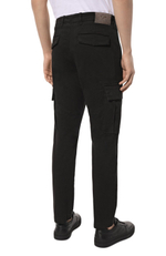 Брюки карго муж. AERONAUTICA 1550 черный нашивка хаки