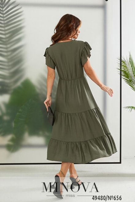 Платье 656-хаки Minova Фото 2