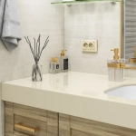 Рамка для двойной розетки Snabb (слоновая кость/золото) W0081932