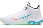 Nike Renew Elevate fashion all-match non-slip, wear-resistant, breathable, balanced, lightweight, low-top basketball shoes for men and women with the same style of white and green