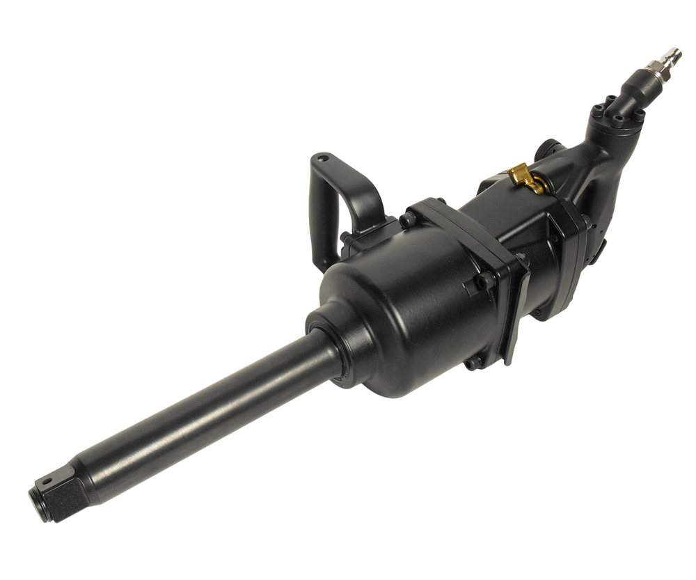 Гайковерт пневматический 1" 3390Нм 4800об/мин. 90PSI шпиндель 8" ударный облегченный L=570мм JTC