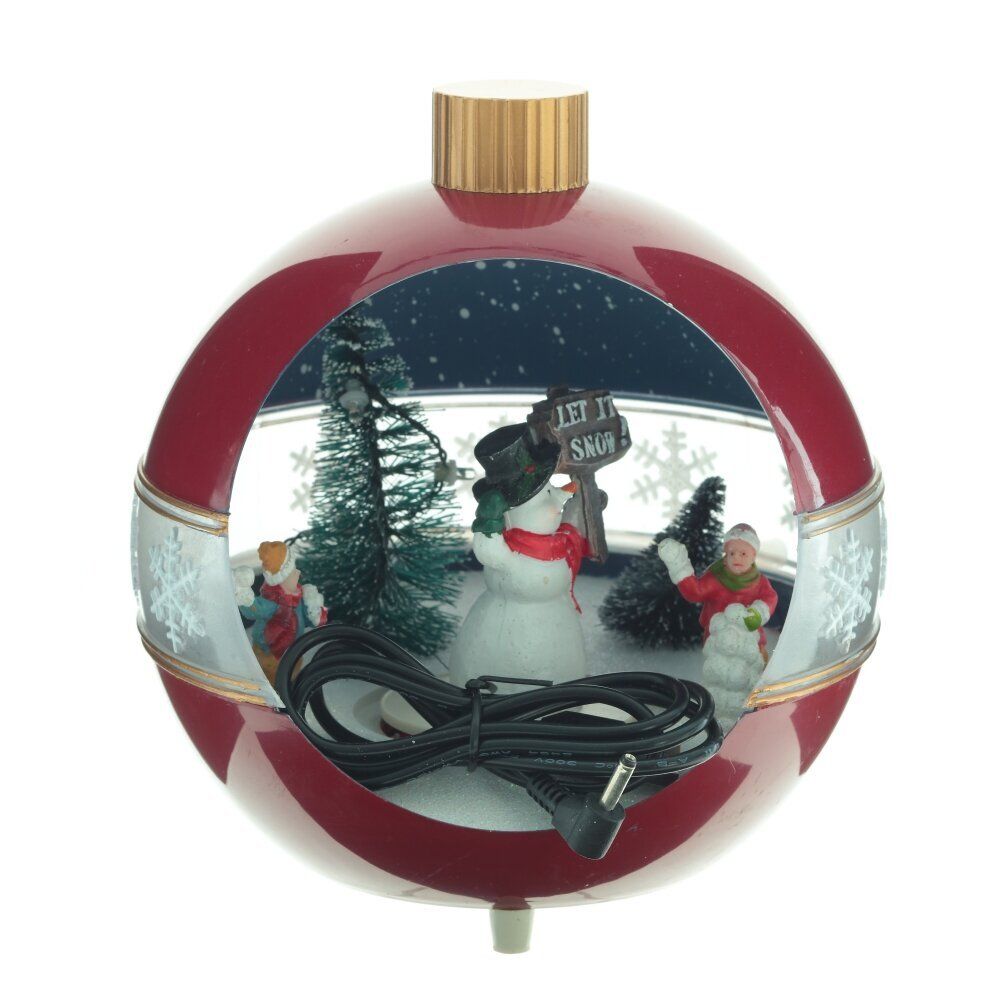 GAEM Фигурка декоративная "Рождество" (4 мелодии, подсвет, движ, 3xAA н/п, +USB), L17 W15 H1