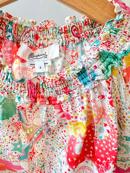 Хлопковая блузка Bonpoint, 104