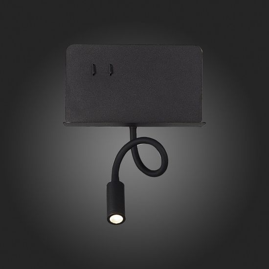 SL1576.401.02 Светильник настенный ST-Luce Черный/Черный LED 2*3W 4000K Настенные светильники