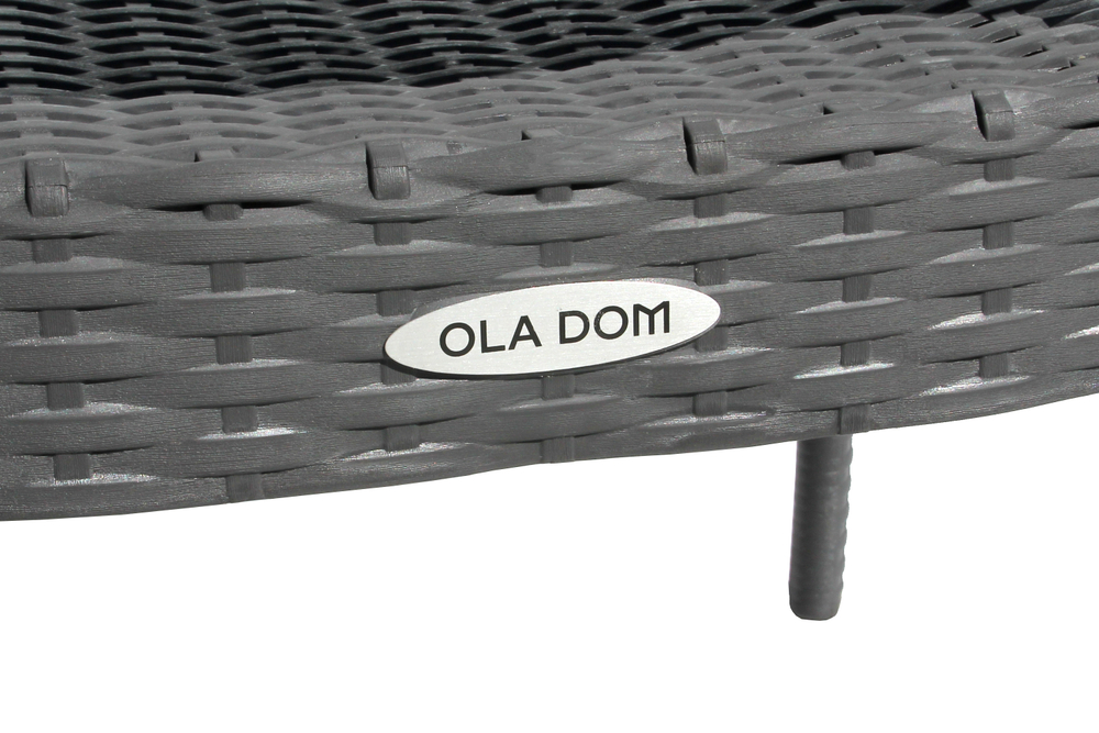 Кресло пластиковое Ola Dom арт.K-GS03 (антрацит)