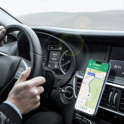 Магнитное беспроводное автомобильное зарядное устройство V2 Wireless Car Charger 15W, Duzzona
