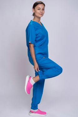 Брюки-джоггеры женские  MedicLine (French Blue)