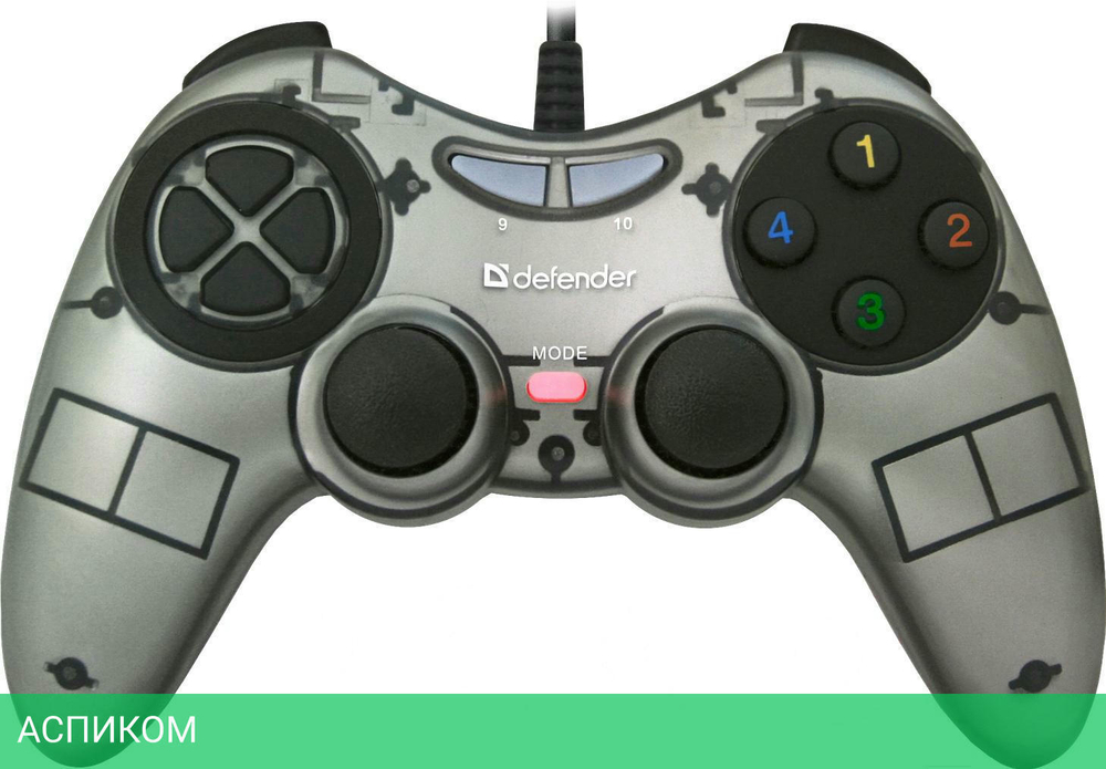 Геймпад Defender Zoom USB Xinput (64244)
