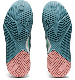 Женские Кроссовки теннисные Asics Gel-Resolution 8 - smoke blue/white