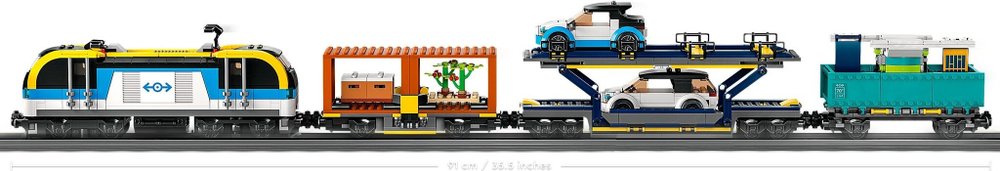 Конструктор LEGO Train 60336 Грузовой поезд