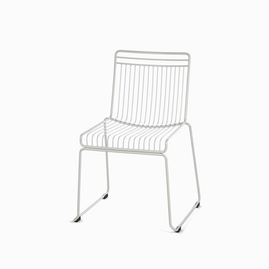 Стул Zena белый металлический 