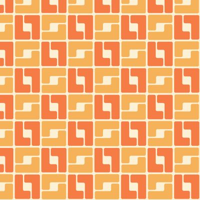Геометрический орнамент из квадратных цветных блоков