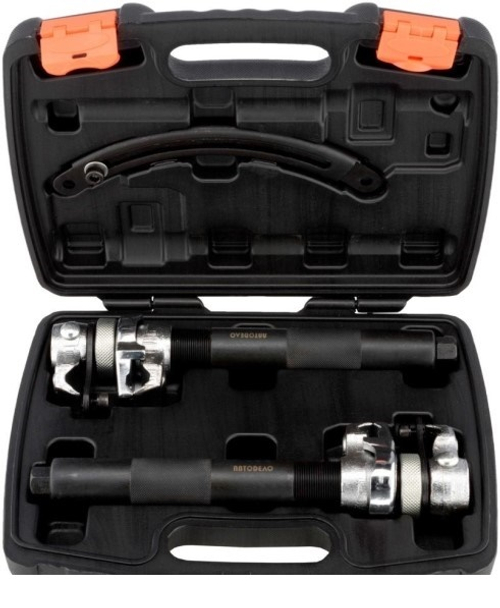 Ключ стяжки пружин 280 мм усиленные в кейсе (АВТОDЕЛО)