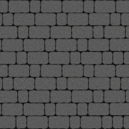 Тротуарная плитка Арена - Стандарт Серый, комплект из 2 видов плит