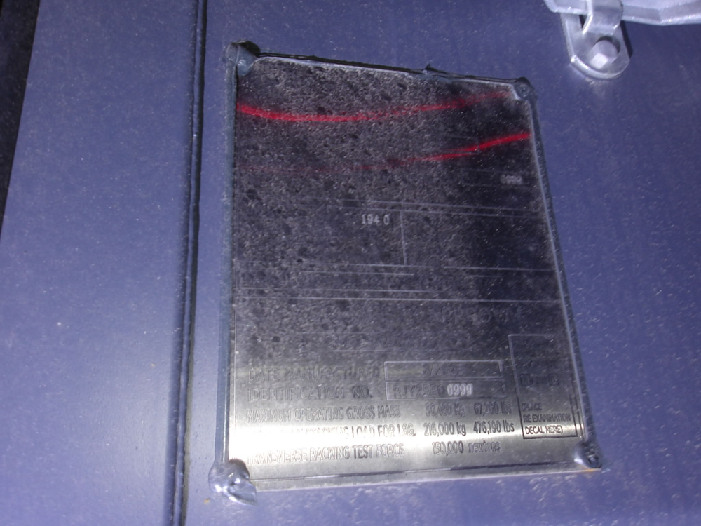 Контейнер 20 футов № ZXJU0241940