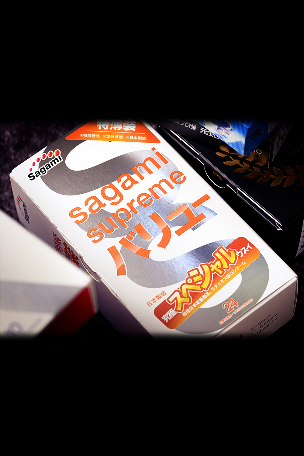 Презервативы Sagami, xtreme, латекс, 19 см, 5,4 см, 24 шт.