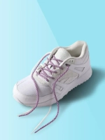 Шнурки Solemate Laces Фиолетово-Белого Цвета
