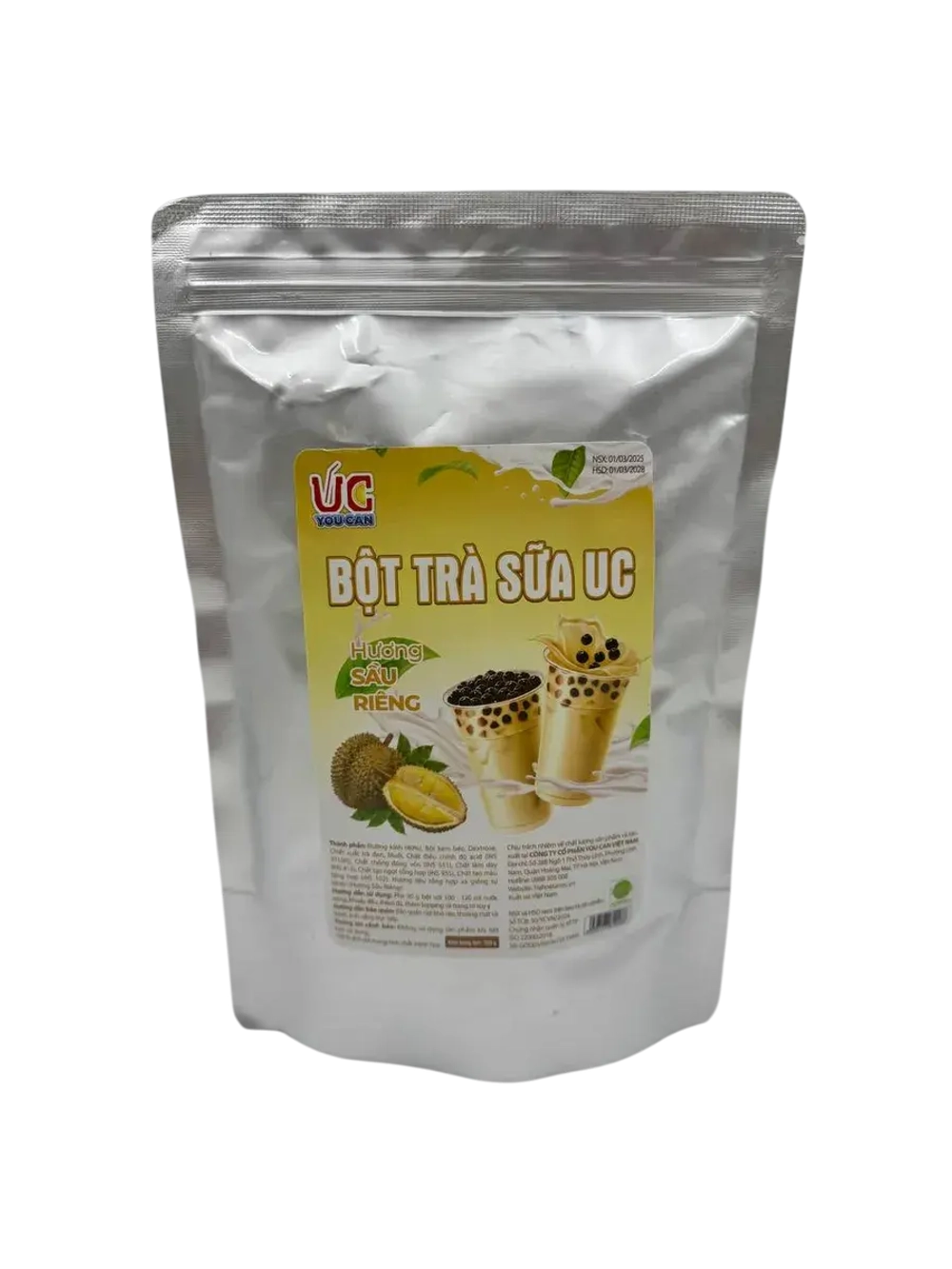 Порошок для Bubble Tea со вкусом дуриана , 500гр