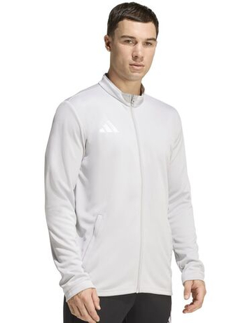 Мужская теннисная кофта Adidas Entrada 26 Training - team light grey/white