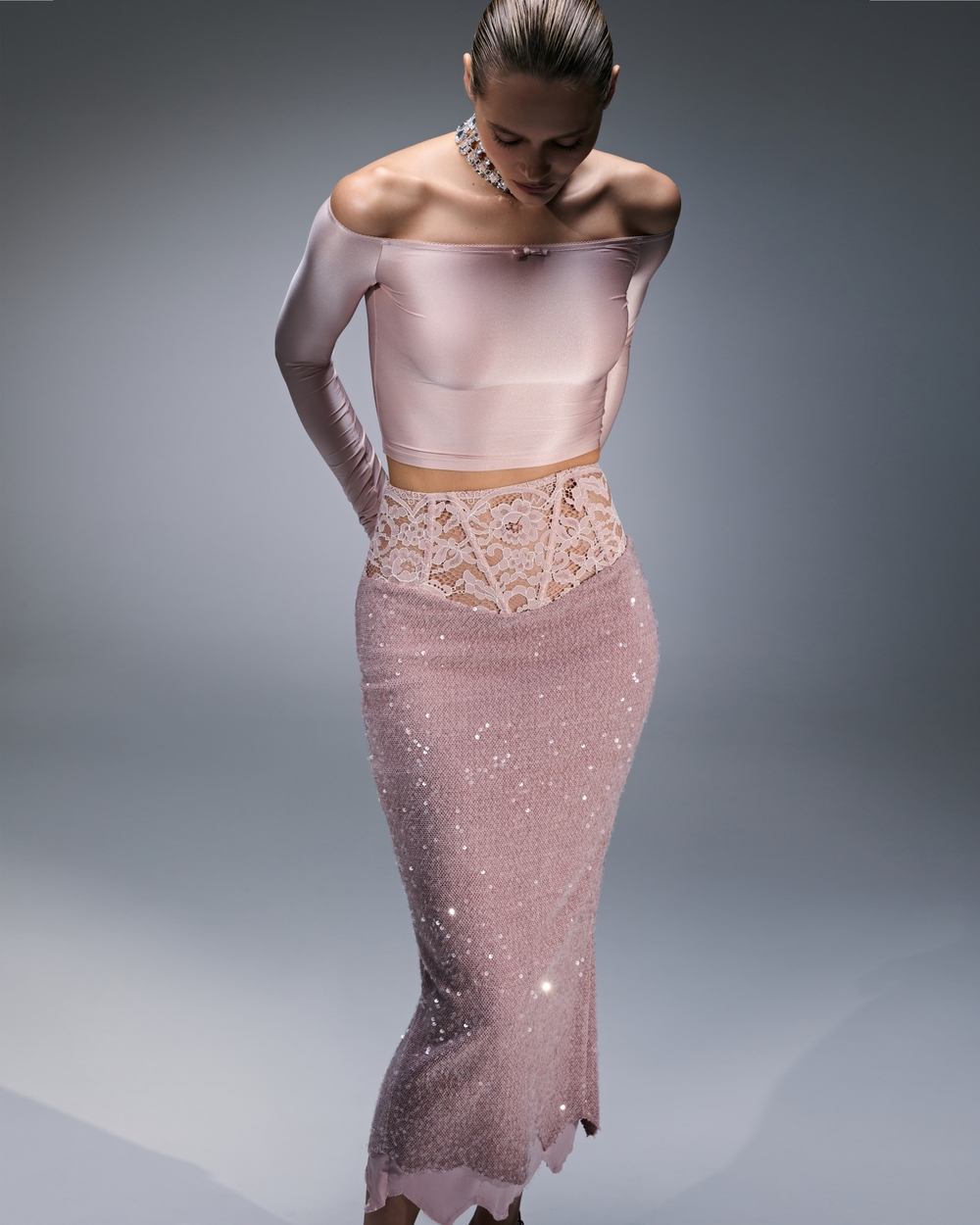 Юбка корсетная Flamingo