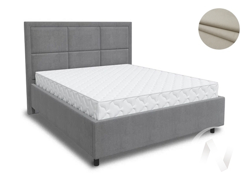 Кровать Квадро 3 1;2 (Ultra Cashmere; 1 категория)